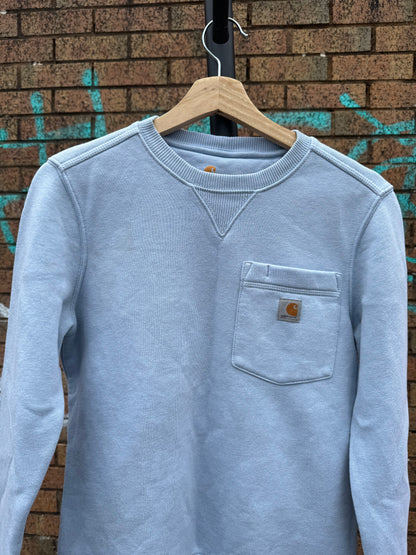 Vintage Blue Carhartt Sweatshirt - XS