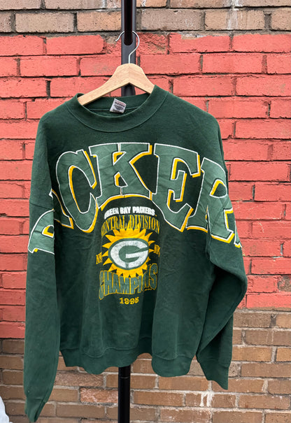 Vintage 1995 Green Bay Packers Champions Sweatshirt - XL