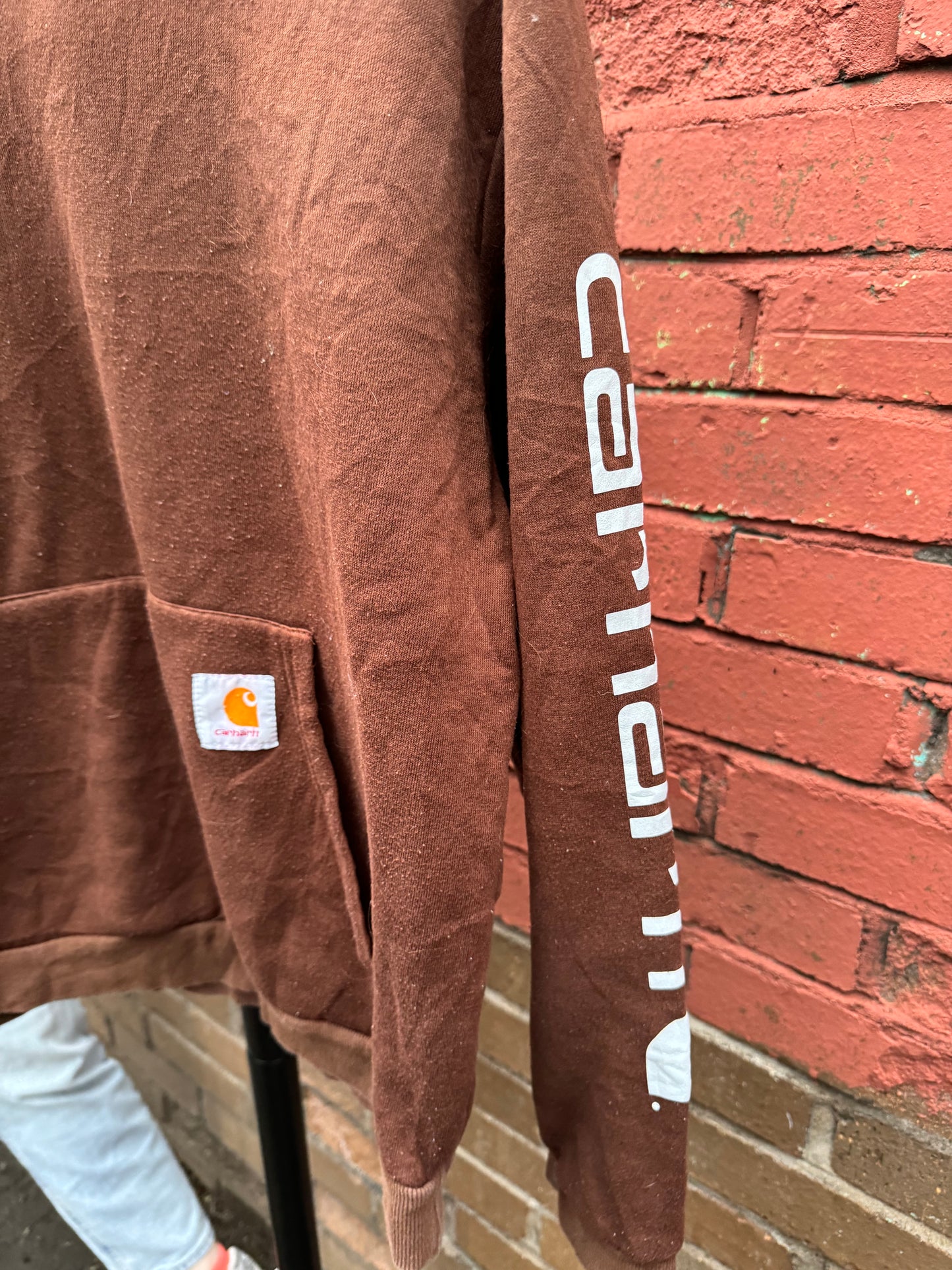 Carhartt WIP Brown Hoodie - Small