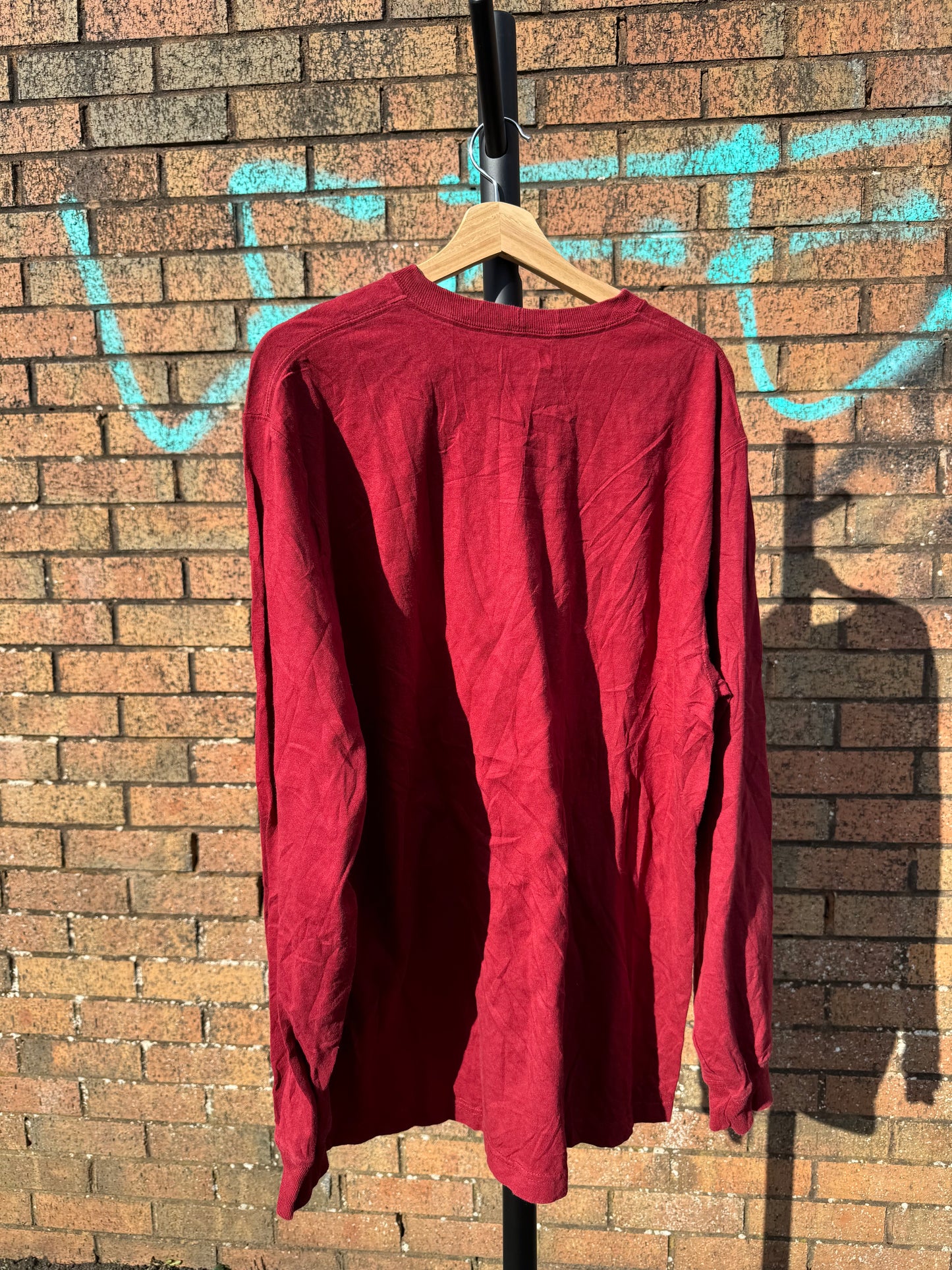 Vintage Carhartt Red Long Sleeve Top - Medium