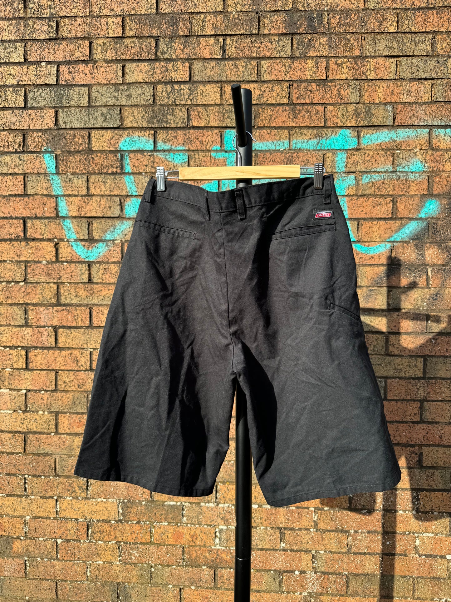 Vintage Dickies Black Multi Pocket Shorts - 36”