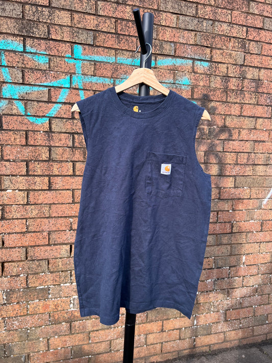 Vintage Carhartt Vest in blue