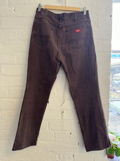 Vintage Dickies brown jeans - 33x30”