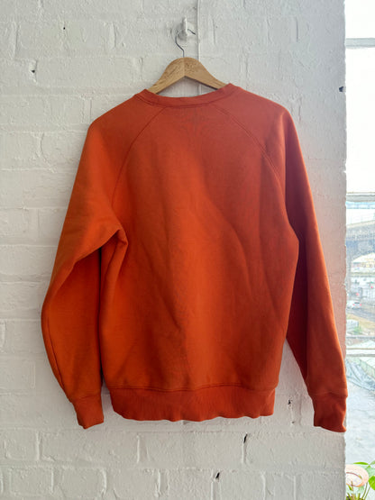 Y2K Carhartt WIP orange sweatshirt