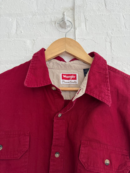 Vintage Wrangler Red Shirt XL