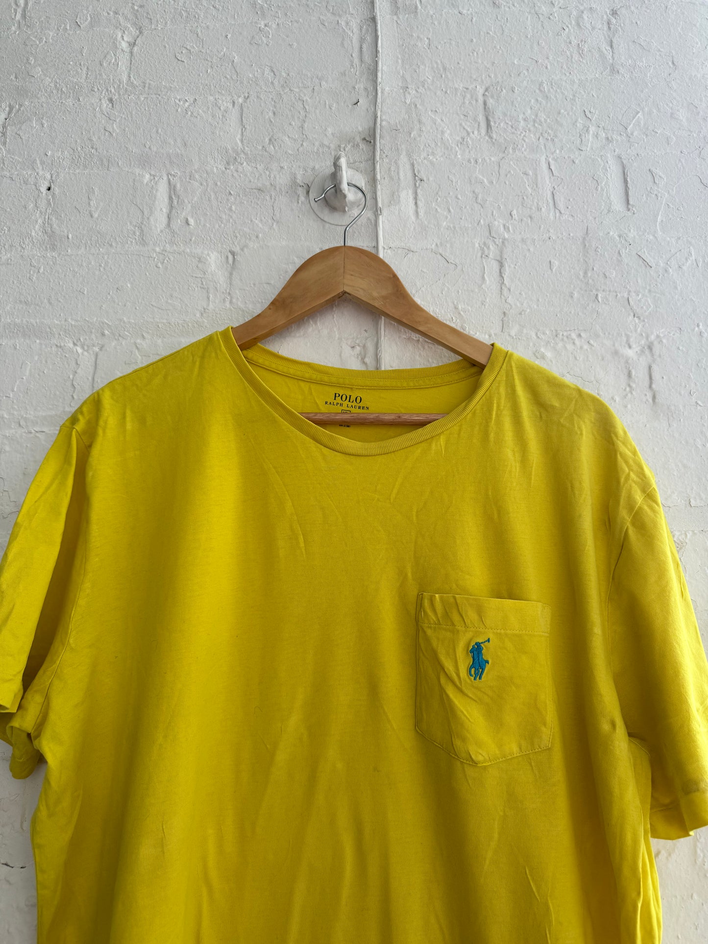 Vintage Yellow Ralph Lauren t shirt - XL