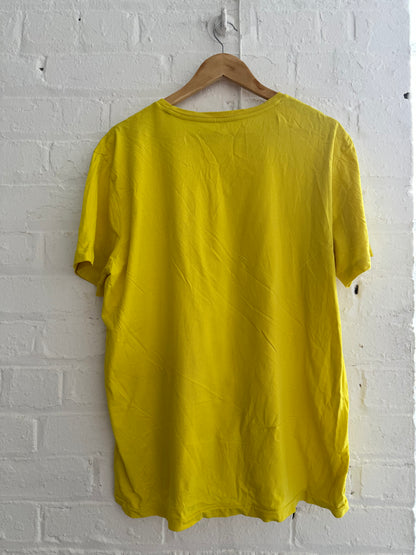 Vintage Yellow Ralph Lauren t shirt - XL