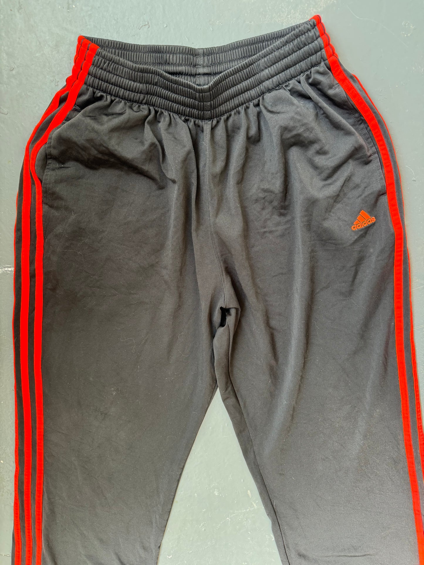 Vintage Adidas 3 strip track pants