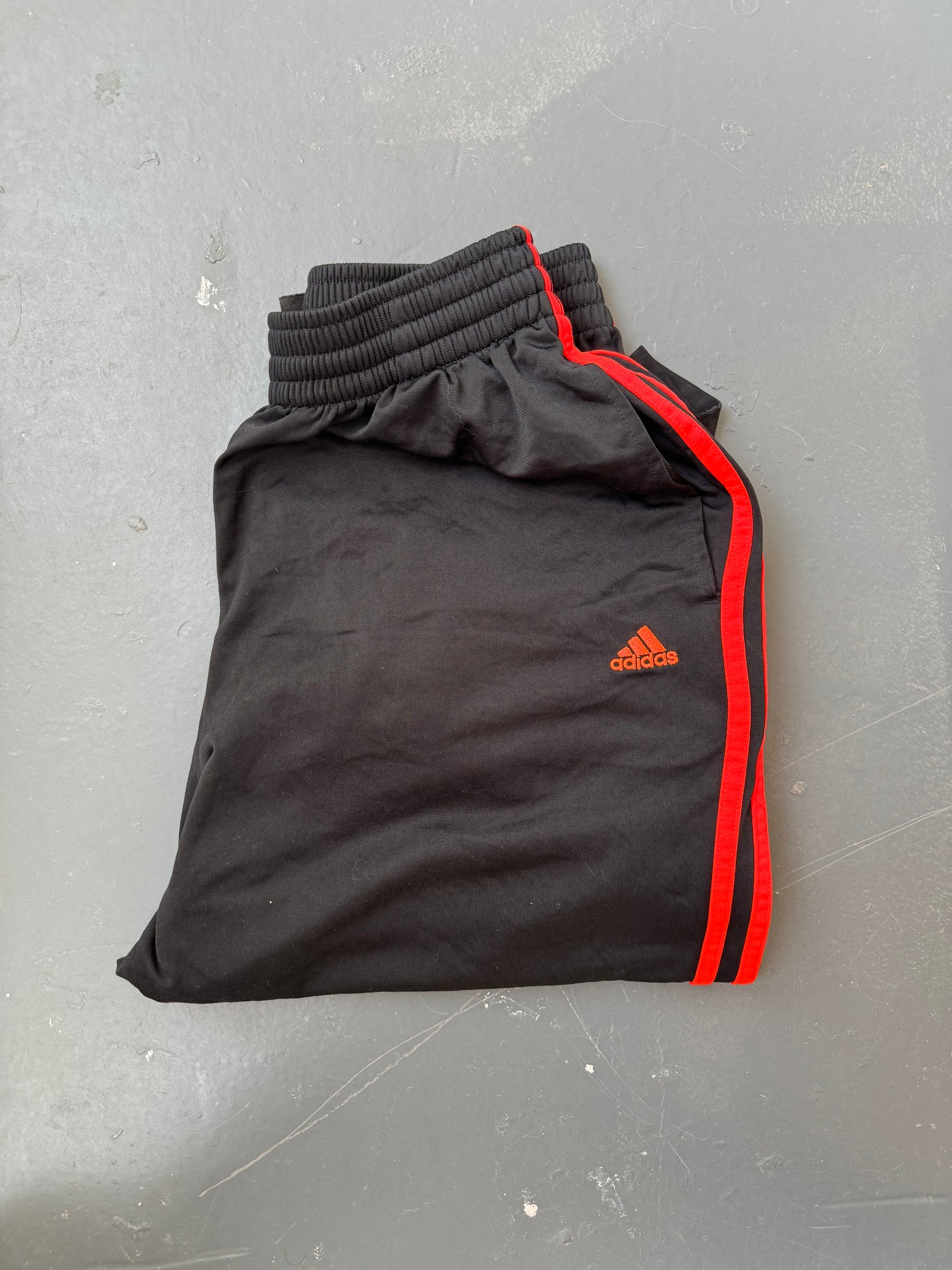 Vintage Adidas 3 strip track pants