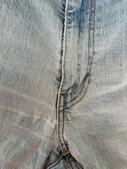 Vintage Levis blue faded shorts - 34”