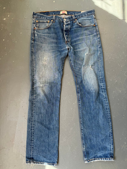 Vintage Levis blue 501 jeans - 36”