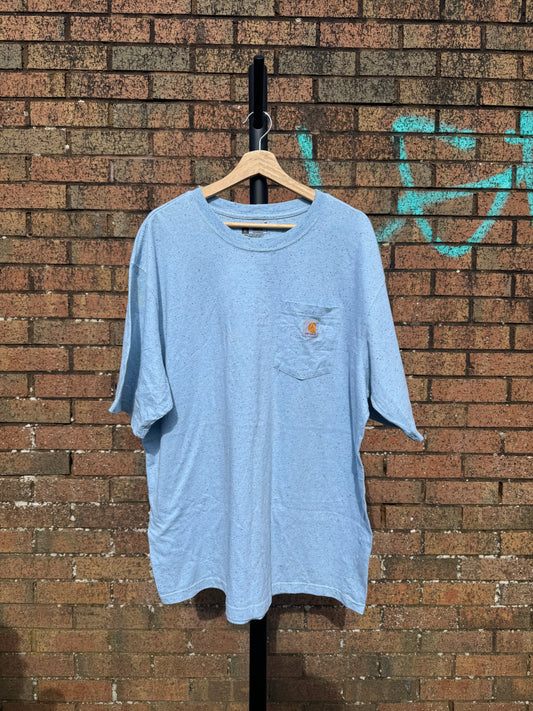 Vintage Carhartt Pocket T-Shirt in light blue