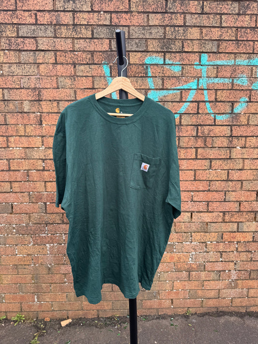 Vintage Carhartt Pocket T-Shirt in green